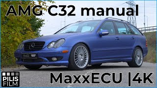 MaxxECU Mercedes Benz C32 AMG manual swap | 4K //English subtitle