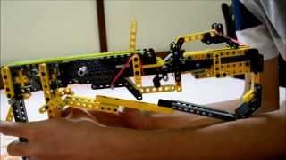 full auto blowback lego rubber band gun