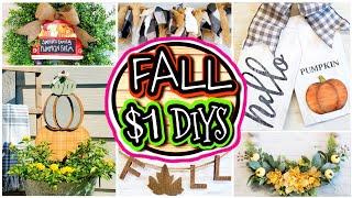 Dollar Store DIY Fall Decor 2020