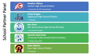 Cincinnati State | CCP | School Partners Panel