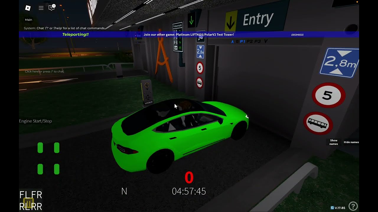 Roblox: Platinum Headquarters Teknikk (Car Parking) Elevator