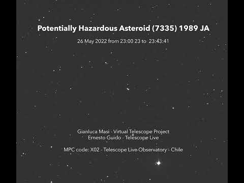 Potentially Hazardous Asteroid (7335) 1989 JA: 26 May 2022