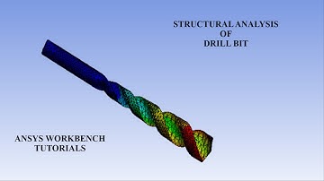Drill Bit | Static Structural Analysis I Deformation | Stress | Strain | Energy | ANSYS Workbench