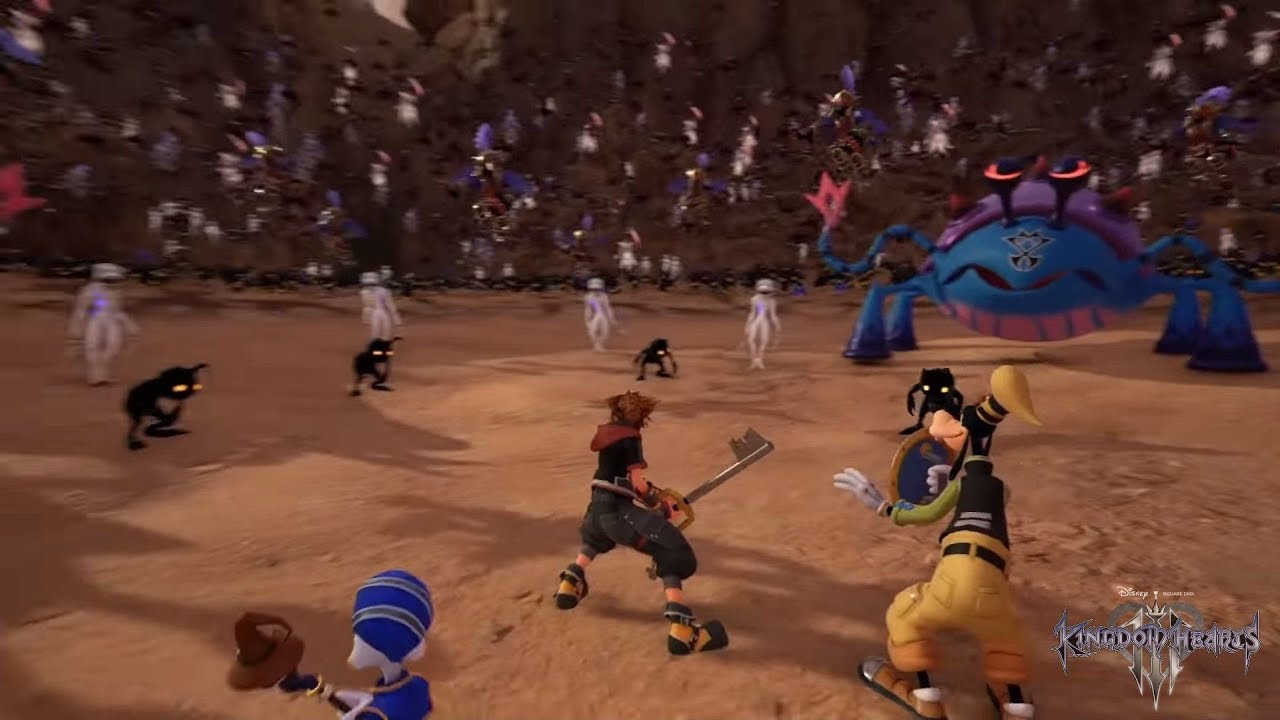 Kingdom hearts lll walkthrough Keyblade graveyard level 99 YouTube