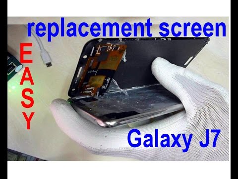 How To Change Screen Samsung J700 Galaxy J7
