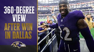 360-Degree View of Ravens Celebrating Win vs. Dallas | Baltimore Ravens