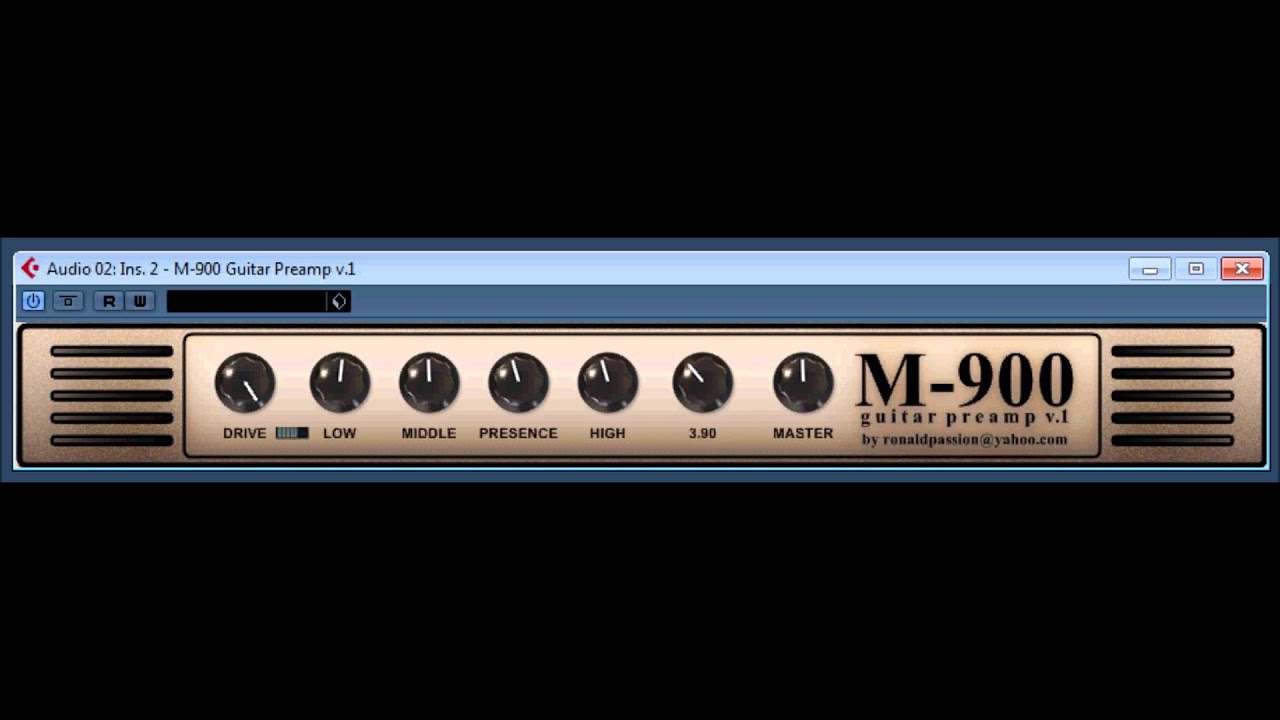 M900 Guitar Preamp by Ronald Passion engineering YouTube