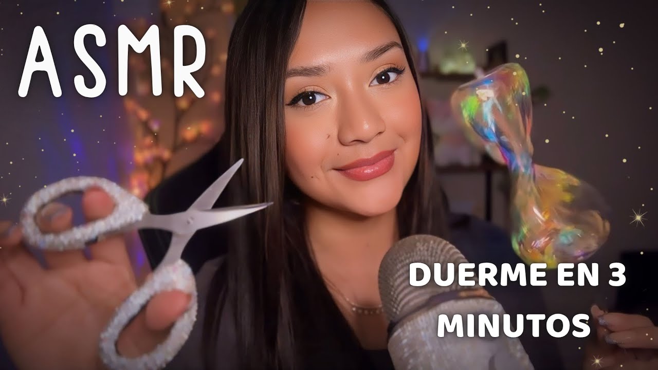 ASMR PARA DORMIR PROFUNDO EN 3 MINUTOS + VISUALES NUEVOS + SUSURROS SUAVES Y LENTOS