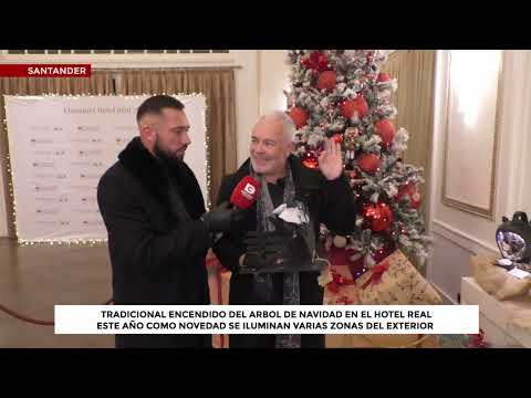 El Hotel Real celebra el tradicional encendido del &aacute;rbol de navidad