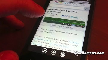 Windows Phone 7 "NoDo" copy and paste features and demo