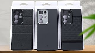Caseology case line-up - Samsung S24 Ultra (Athlex, Nano Pop, Parallax)