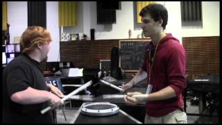 TJC's Indoor Drumline working hard