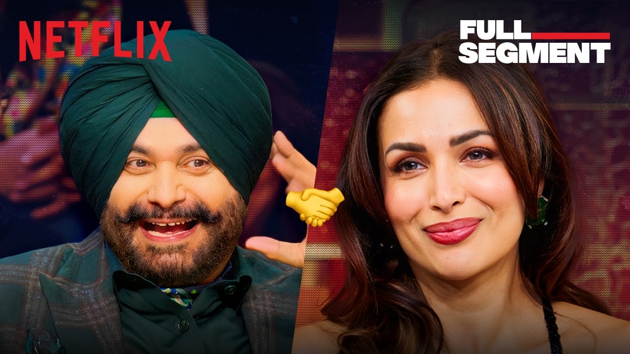 Kapil Gets JEALOUS Of Malaika Arora & Sidhu Paaji Moment 🤭 | TGIKS | Netflix India