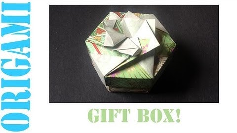 Easy Origami Hexagon Box Lid Ver. 2 (Modular 2 Piece) Tutorial!