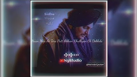 Game || Sidhu Moose Wala || Shooter Kahlon|| Lyrics video || Flashlight effect Template | Aveeplayer