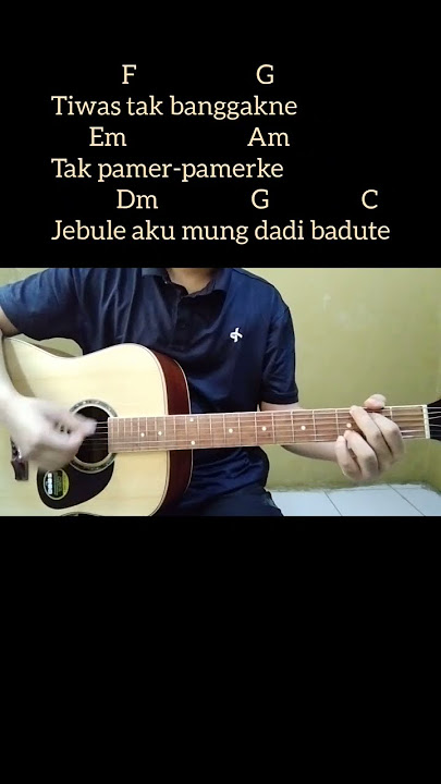 Akustikan bareng || CHORD MUDAH Kisinan 1 - Masdddho (Cover)