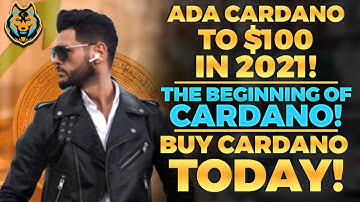 Why Cardano Is JUST GETTING STARTED (Huge Cardano ADA News) Ada Cardano, Cardano - ADA