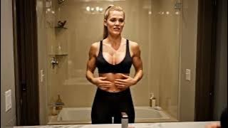 Female Shapeshift #13 (Made with VEO 3): FTF Gym Bod