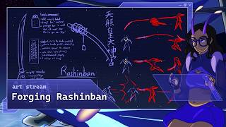 Shaping the Onmyoji Blade in Blender! 💫 | Commissions for @deoxyslash w/ @Anarchyfiend