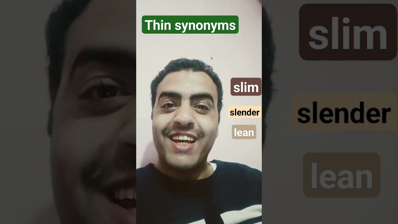 Thin Synonyms learnenglish synonyms funny vocabulary YouTube Thin Synonyms learnenglish synonyms funny vocabulary YouTube