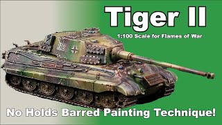 PAINTING THE TIGER II: Create an Awesome Paint Scheme | WWII Miniature Tanks & Armour, Flames of War