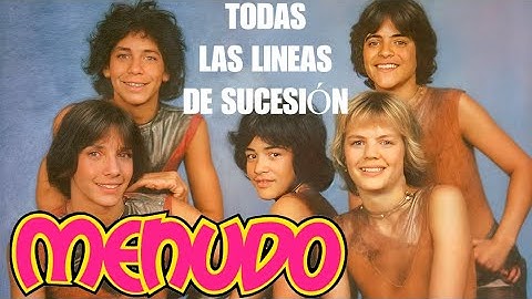 Menudo, Sucesiones