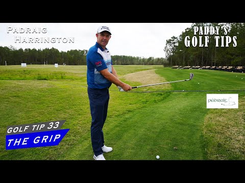 HOW TO GRIP YOUR GOLF CLUB CORRECTLY | Paddy's Golf Tip #33 | Padraig Harrington