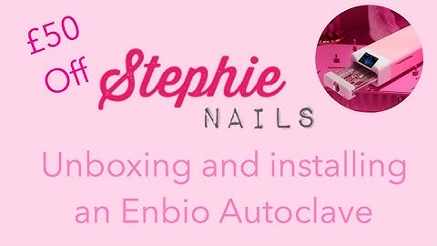 Unboxing and installing Enbio autoclave (discount code)