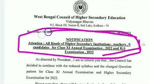 HS 2022 New Syllabus Published | Reduced or not ? class 12 and class 11 Syllabus Published