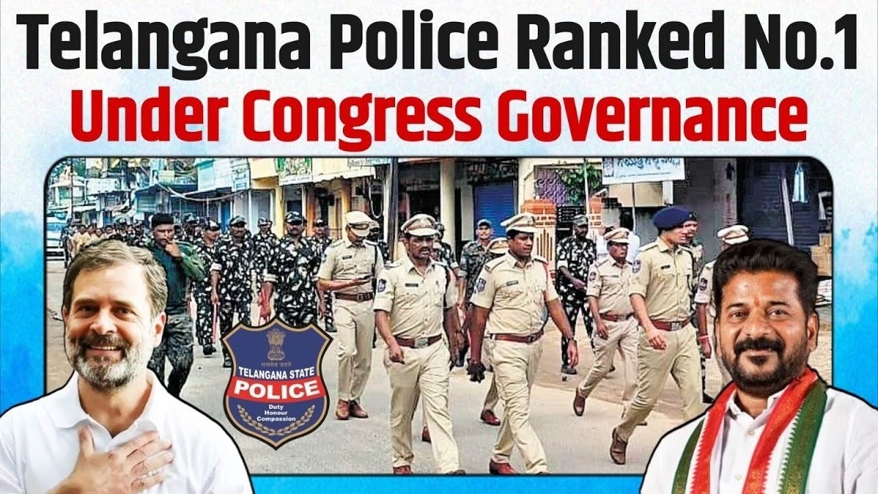 Telangana Police Ranked No-1 Under Congress Governance | Rahul Gandhi