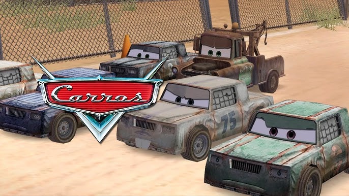 UM DOS MELHORES JOGO DE FILME DA DISNEY-PIXAR DE PS2: CARROS (RELÂMPAGO  MCQUEEN) KATIAAU!! 