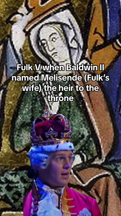 Fulk V when Baldwin II named Melisende (Fulk’s wife) the heir to the throne. #history