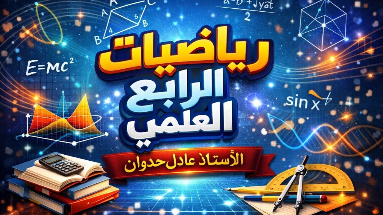 محاضرة الخامسة للفصل الثالث الأسس والجذور الرياضيات الصف الرابع العلمي تمارين (3 ،3)