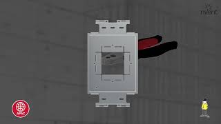 nVent CADDY Integrated In-Wall Mounting Bracket Installation