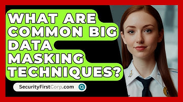 What Are Common Big Data Masking Techniques? - SecurityFirstCorp.com