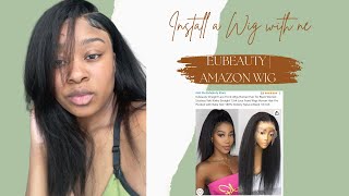 Install A Wig with Me | EUBEAUTY Amazon Wig