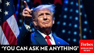 Q & A! Trump Takes Rally Audience Questions About Hunter Biden, Illegal Immigration, And More