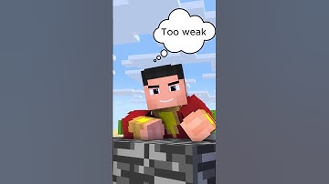 Steve Become Herobrine in Shazam Challenge ⚡ #shorts