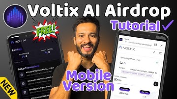 How to Join Voltix AI Airdrop Step by Step on Mobile