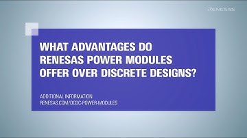 Renesas Electronics | DC/DC Power Modules