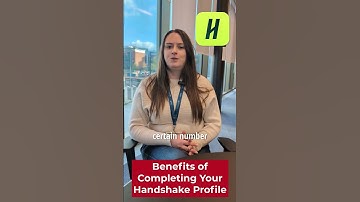 Benefits of Completing Your Handshake Profile
