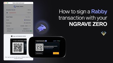 How to sign a Rabby transaction with your NGRAVE ZERO