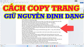 Cách Copy Trang Word Giữ Nguyên Định Dạng Siêu Dễ