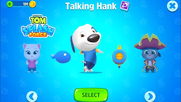 Talking Tom Splash Force - My Talking Hank Character - New Game Android iOS Gameplay