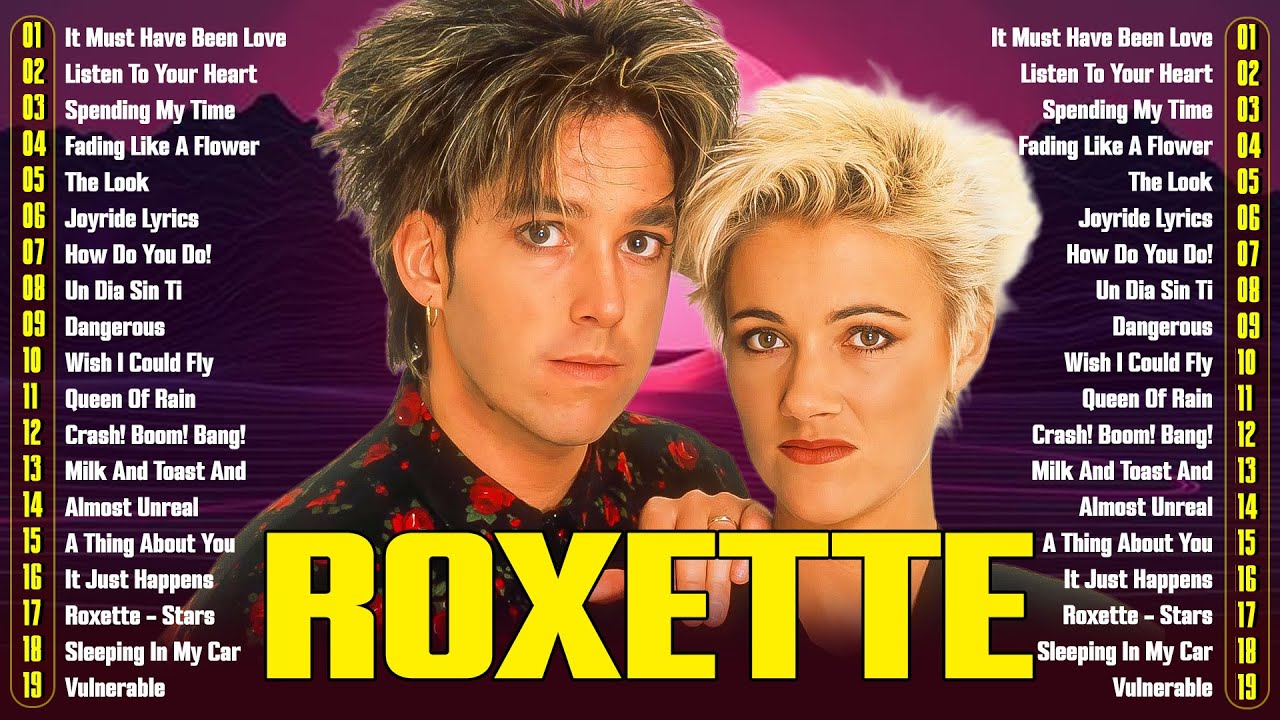 Roxette Greatest Hits – Roxette Best Songs – Perfect Music for Driving