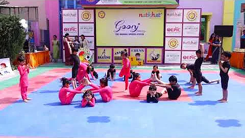 KIDS YOGA PERFORMANCE BY U.K.G CLASS OF NATKHAT PLAY SCHOOL