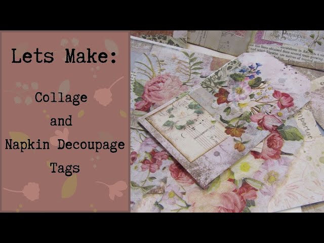 How to Decoupage and Make Collage Art Crafts