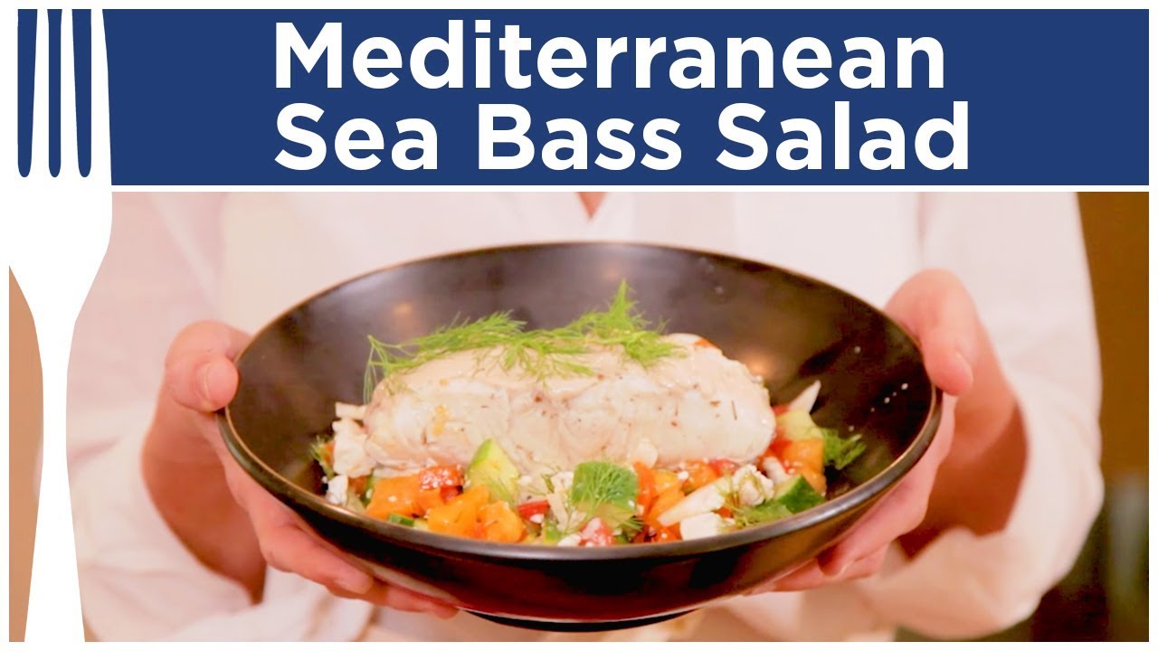 Mediterranean Sea Bass with Greek Salad Dinner Reinvented YouTube