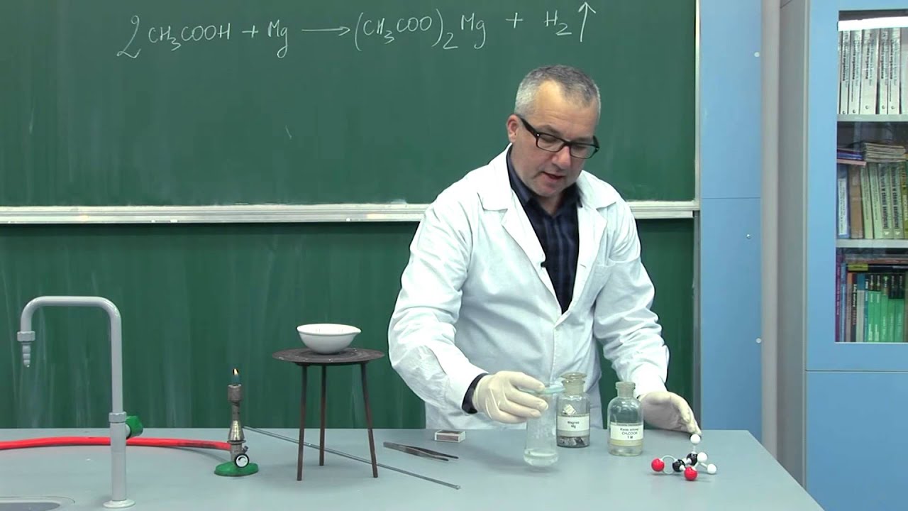 Reakcja Kwasu Octowego Z Sodem InfoPlus - Scenariusz nr 3 Chemia - Reakcja kwasu octowego z magnezem