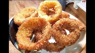 Cheese stuffed Onion Rings. DEEEELICIOUS!